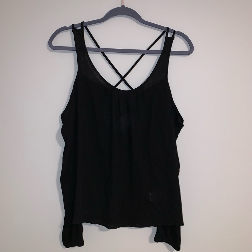 Long sleeve cold shoulder top